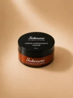 Crème hydratante visage Sokoune, pot ambré 50 ml